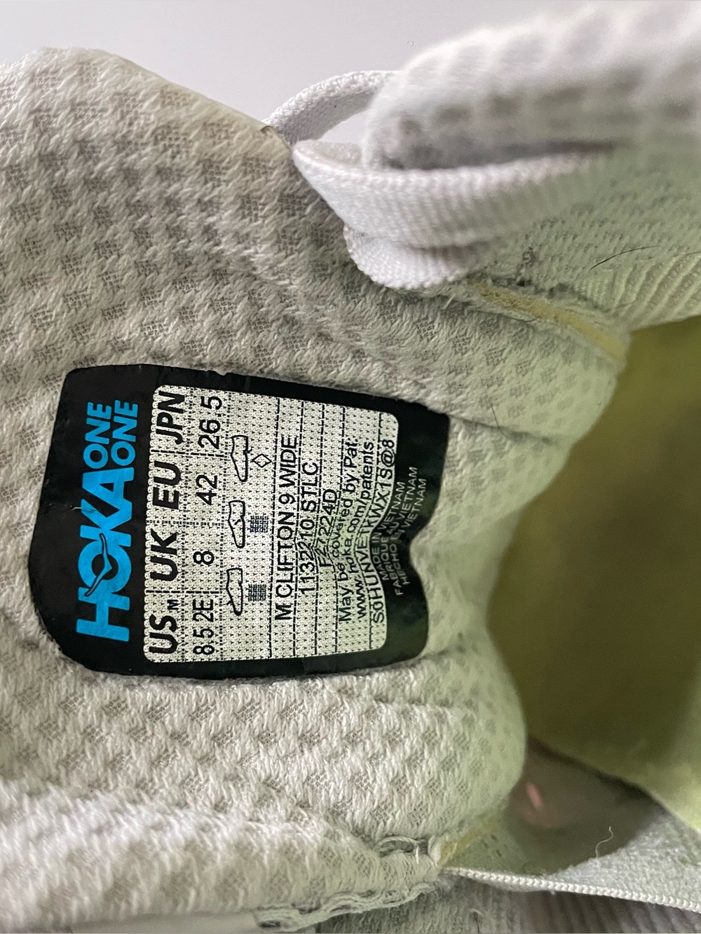 Hoka Clifton 9 Running Shoes | US men’s 8.5 - Picture 7 of 8